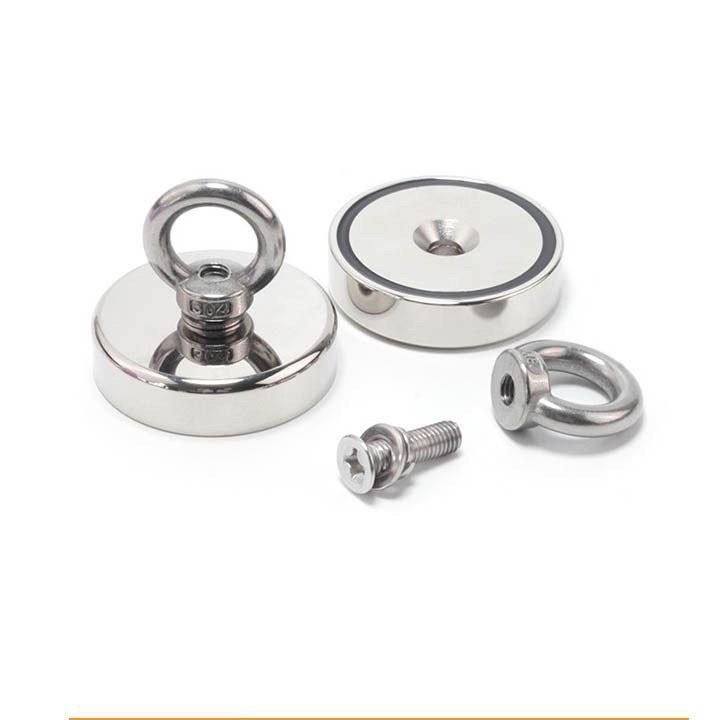 Nam châm cứu hộ D48mm HÚT 35KG LOẠI NAM CHÂM SIÊU MẠNH