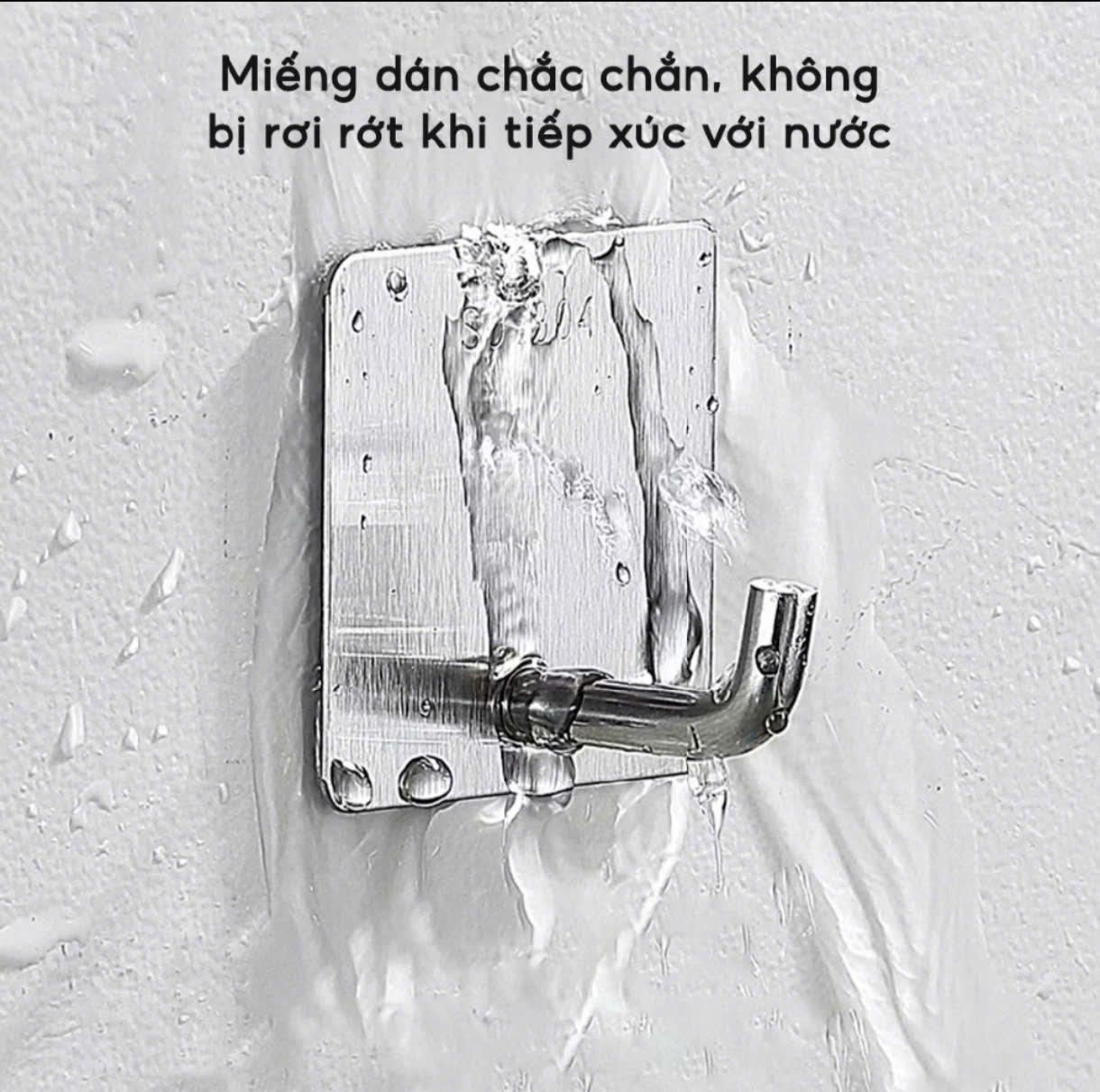 COMBO 10 Móc dán tường chịu lực inox 304 siêu chịu lực, không cần khoan treo vật dụng đa năng