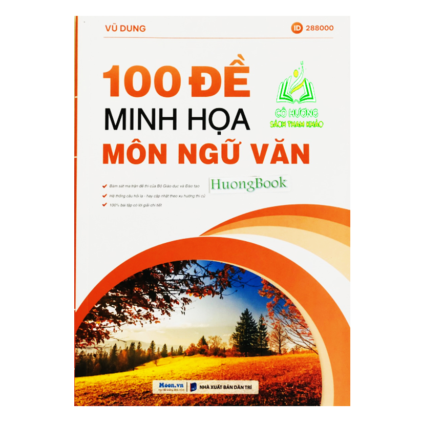 Sách - 100 Đề Thi minh hoạ Môn Ngữ Văn 12