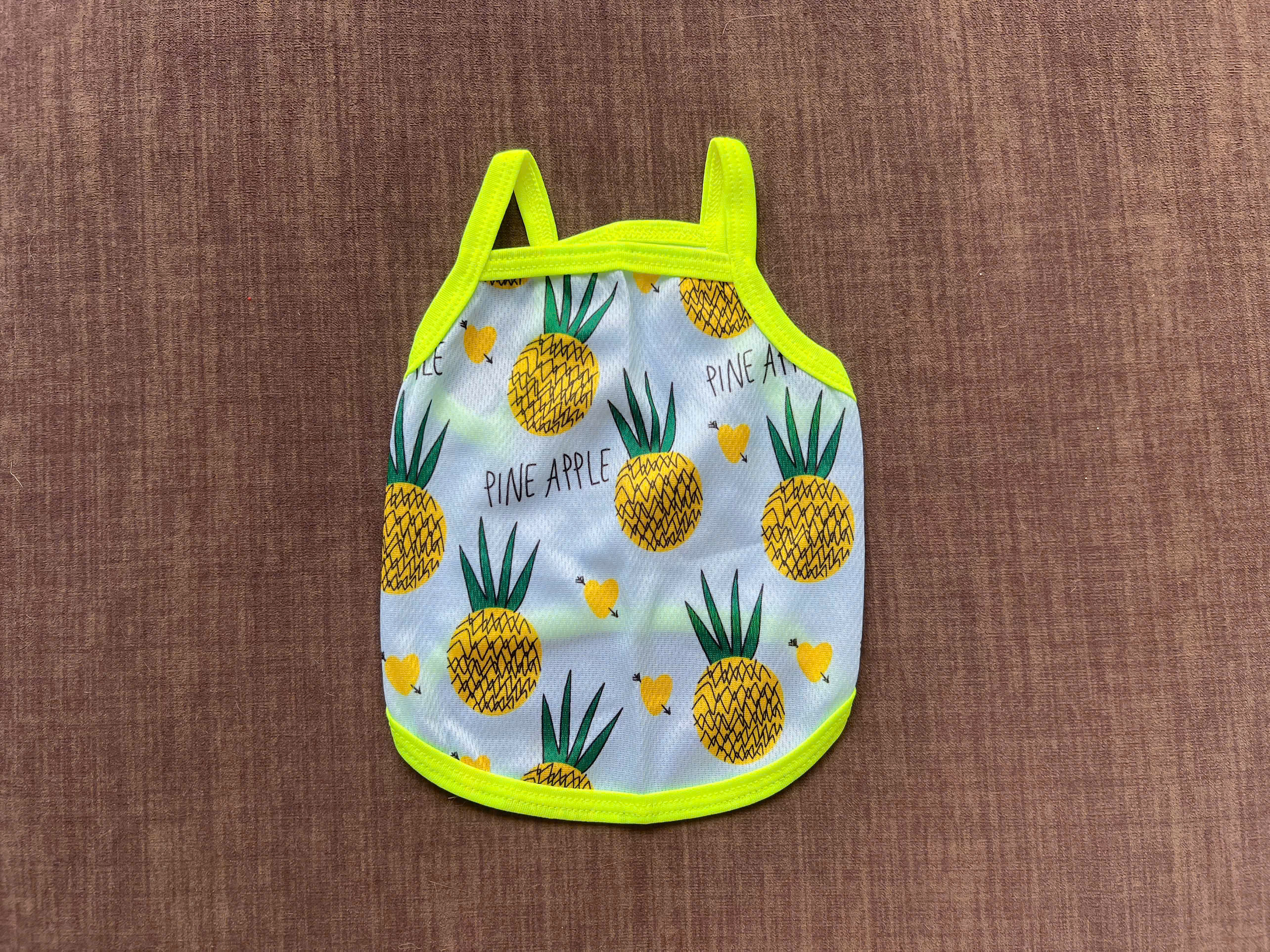 ÁO THUN HAI DÂY QUẢ THƠM THÔNG HƠI SIÊU CUTE TỪ 1-7.5KG DÀNH CHO THÚ CƯNG CHÓ MÈO