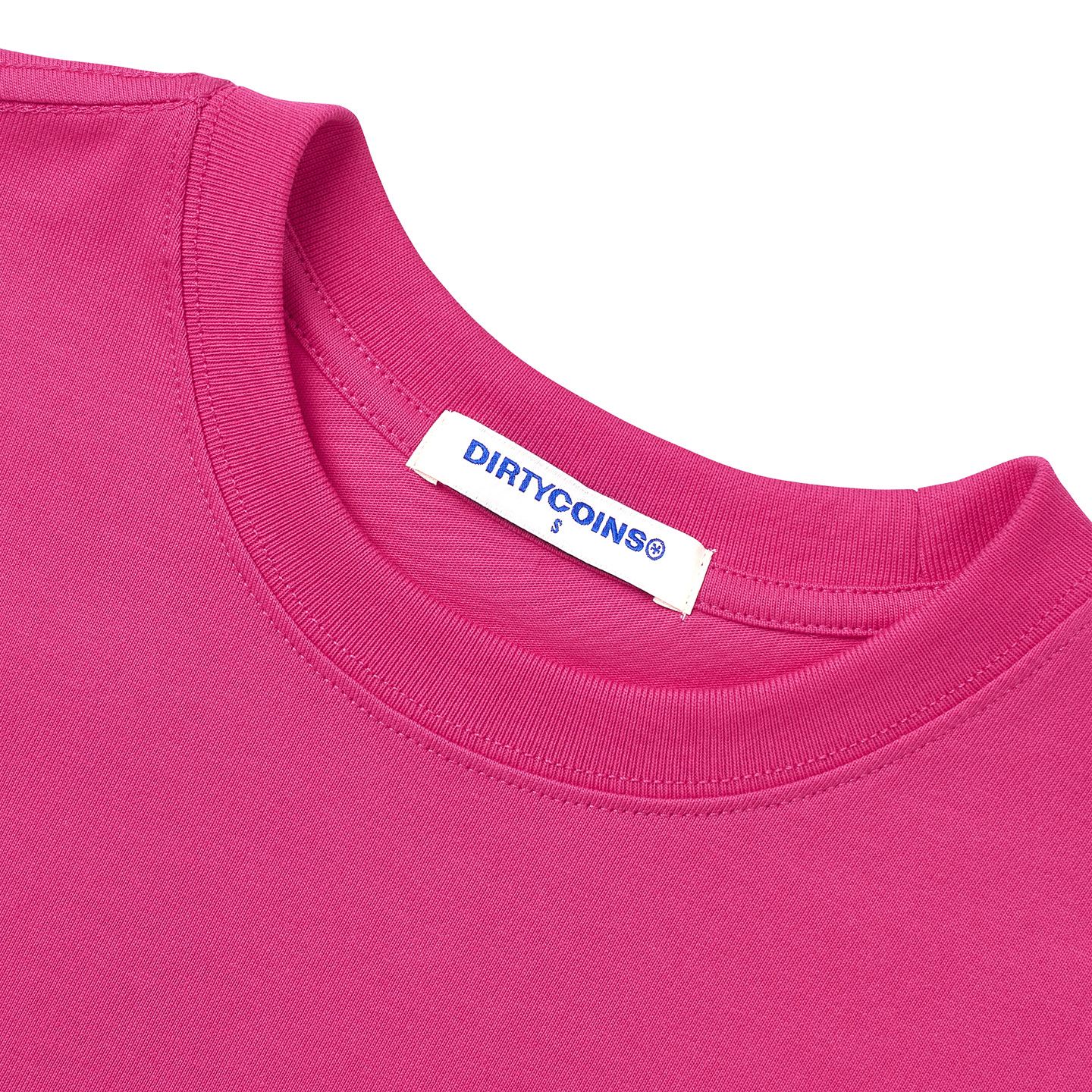 Áo Thun DirtyCoins Rope Print Regular Men/Women T-shirt - Hot Pink