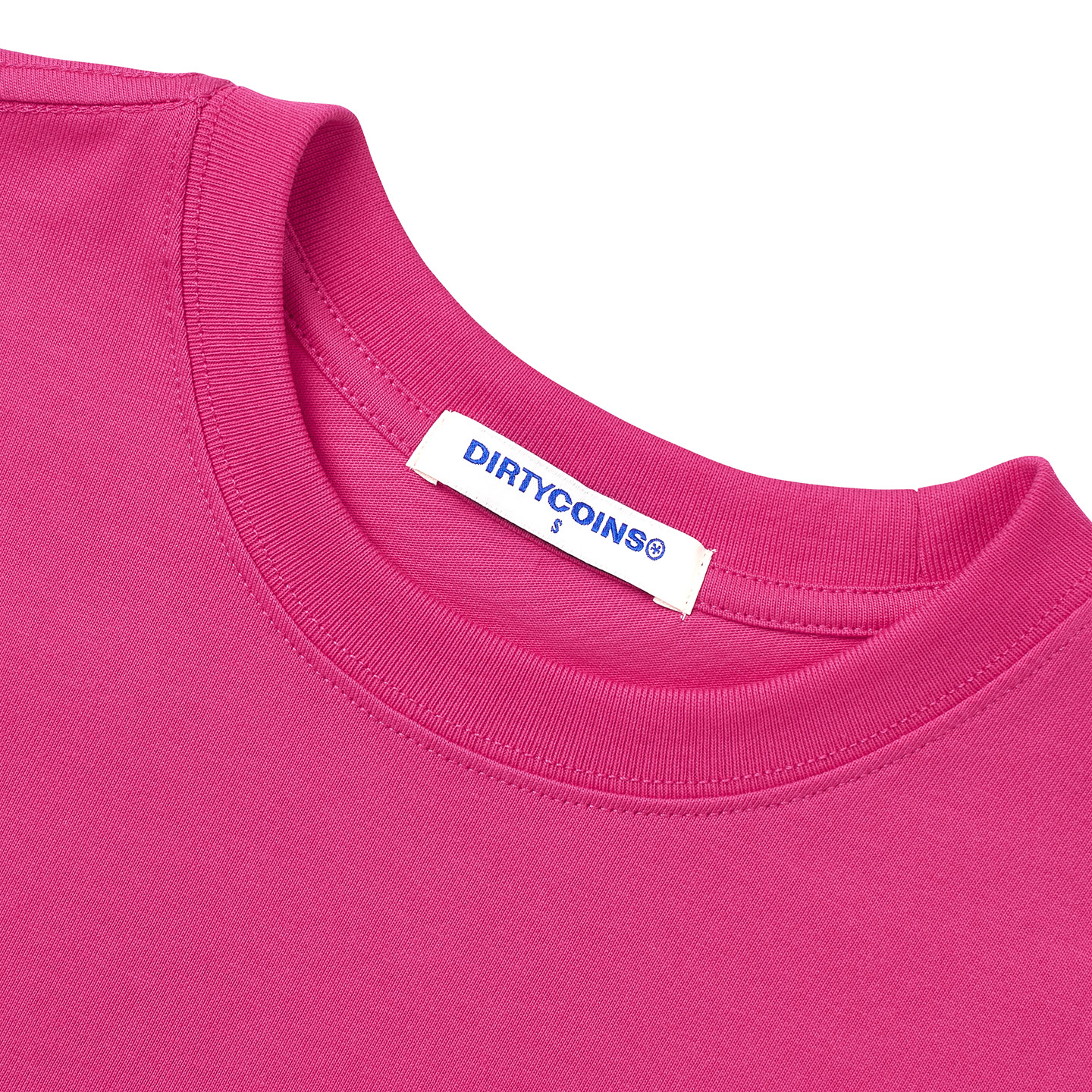 Áo Thun DirtyCoins Rope Print Regular Men/Women T-shirt - Hot Pink