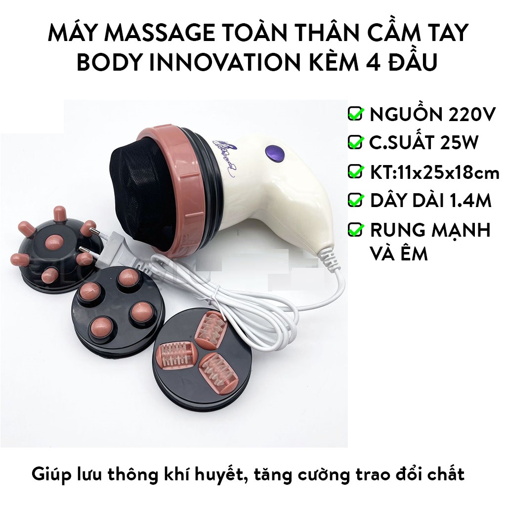 Máy massage cầm tay full body tặng kèm phần quà massage mini