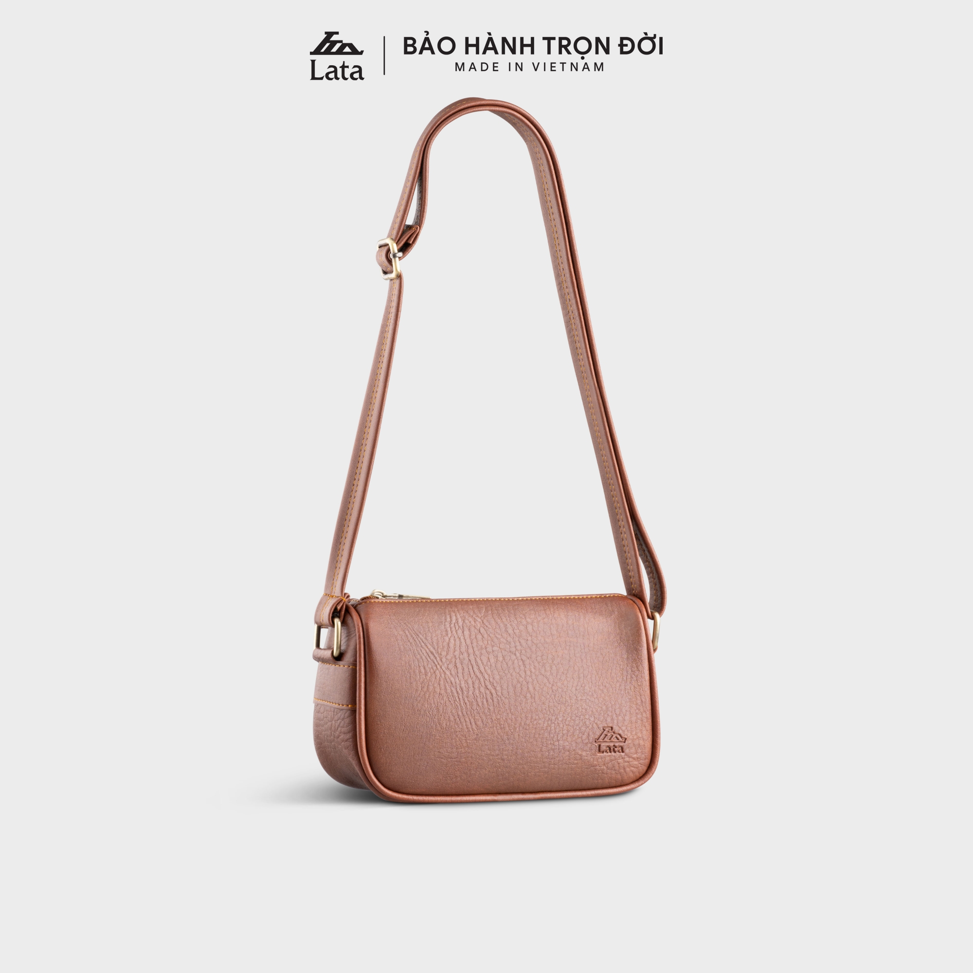 Túi Lata ( Thời trang nữ đi chơi size 21 - Túi đeo chéo da HN119 )