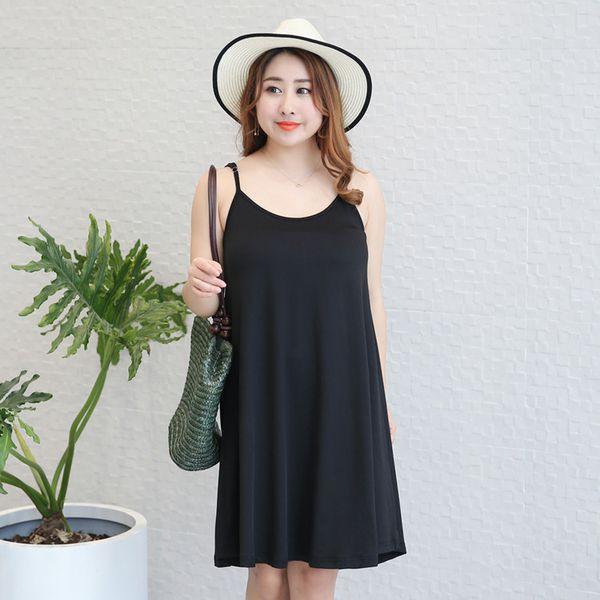 Váy 2 Dây Thun Tăm đi biển thời trang mùa hè