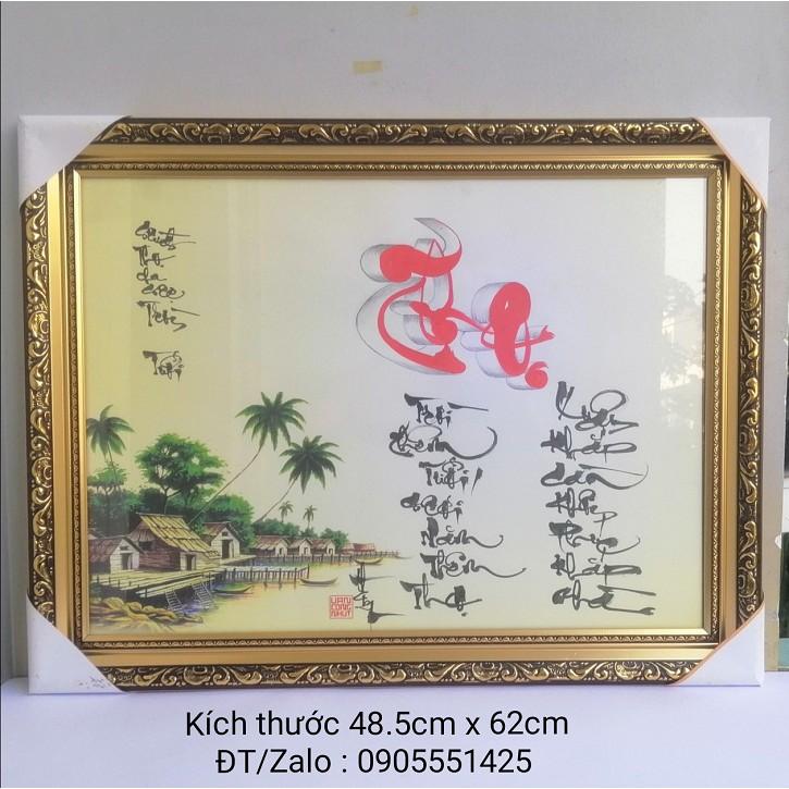Thư pháp chữ THỌ.Quà mừng thọ ông bà, mừng thọ cha mẹ. Quà tặng cha mẹ. Quà sinh nhật, mừng thọ.Tranh thư pháp mừng t