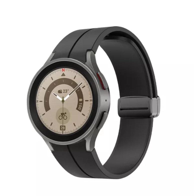 Dây silicon 20mm khóa nam châm dùng cho Samsung Galaxy Watch 5