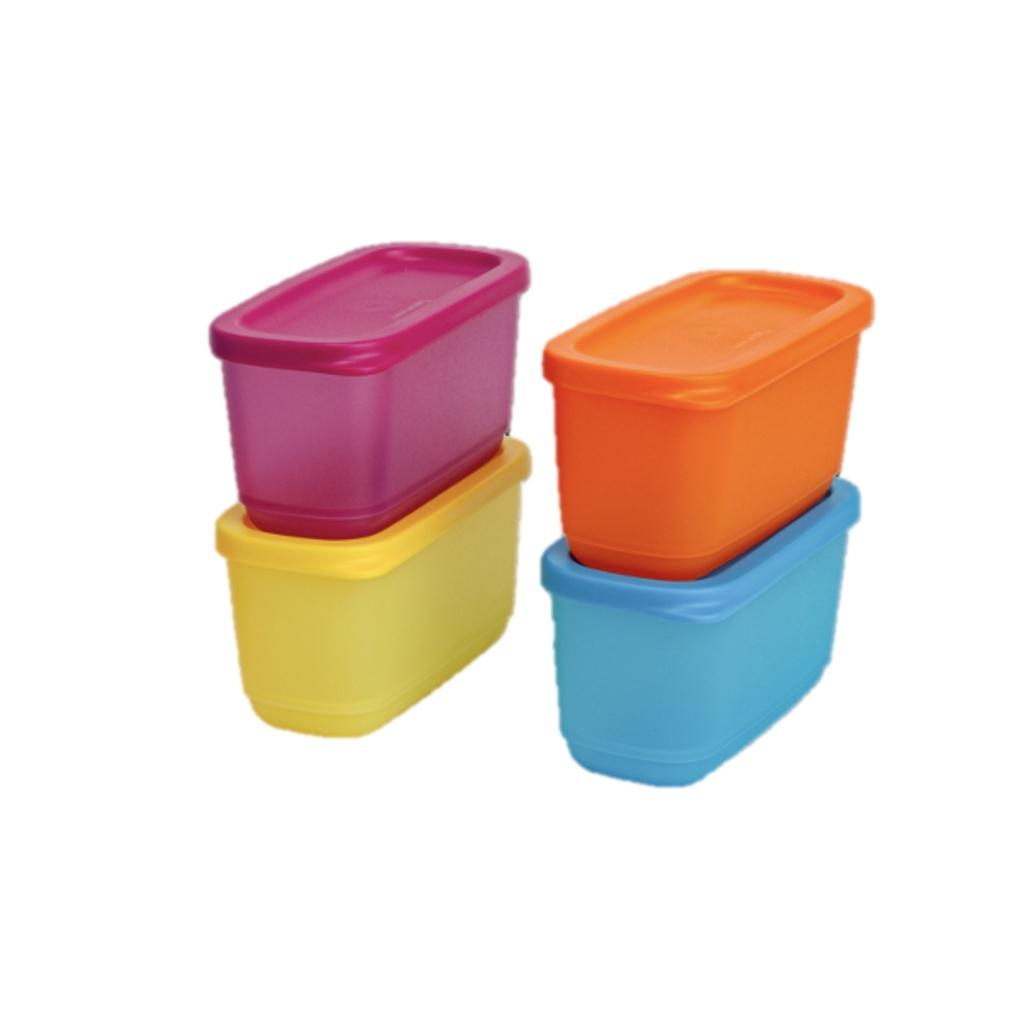 Bộ 4 hộp Tupperware Mini Rectangular 250ML