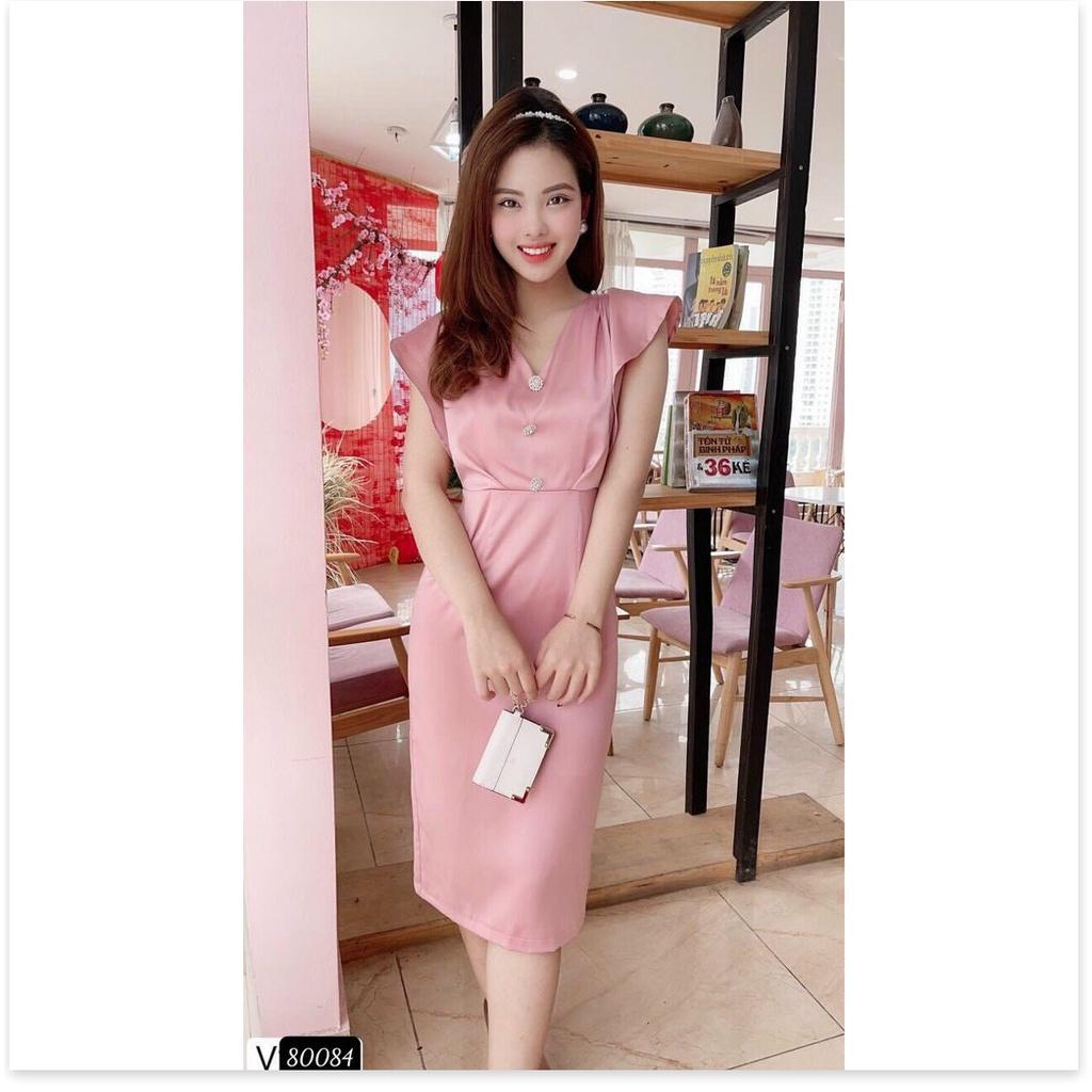 Đầm trượt sang chảnh cực xinh cho chị em , tôn dáng , thanh lịch siêu đẹppp KME FASHION