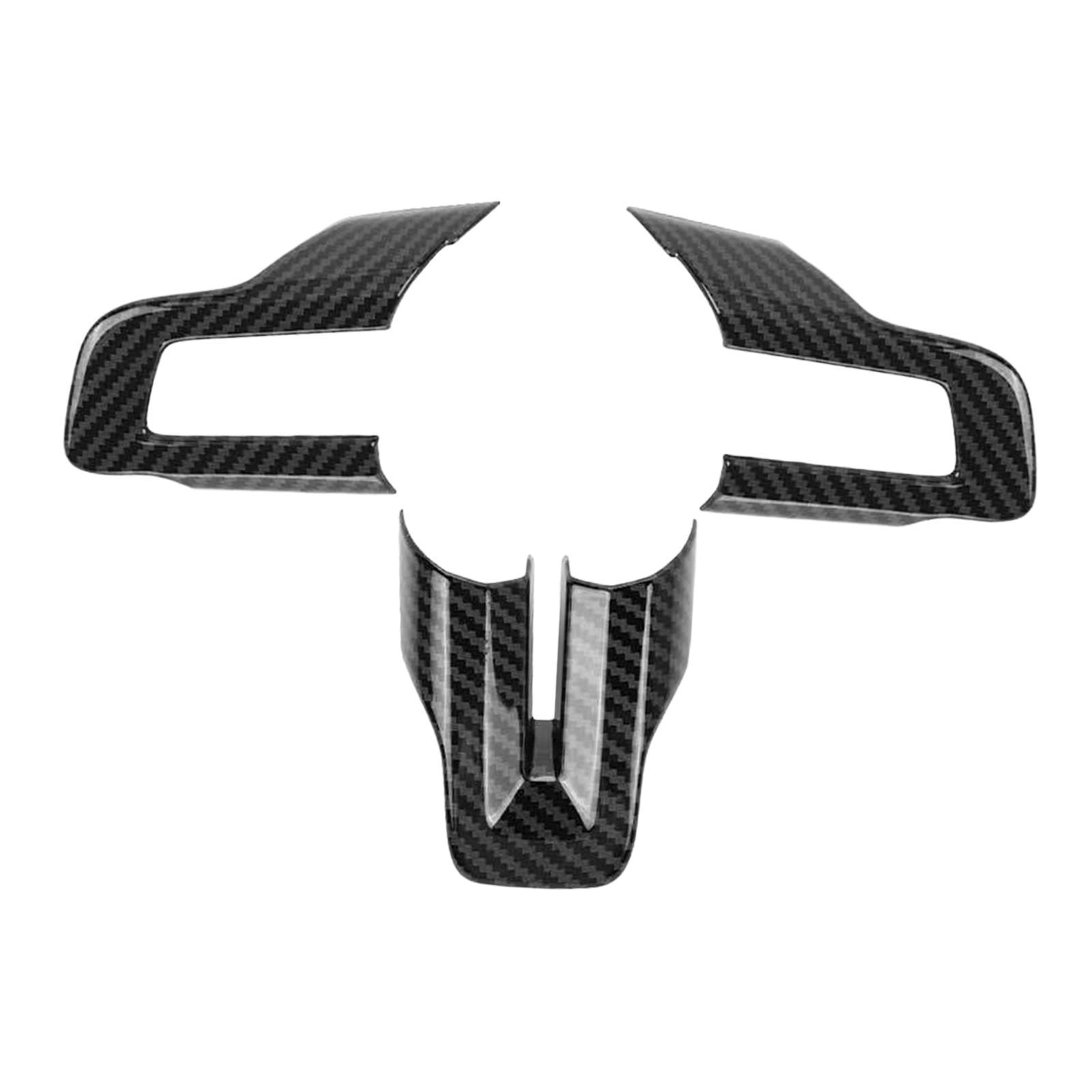 Hình ảnh 3 Pieces Car Steering Wheel  Cover Frame for   2015-2019
