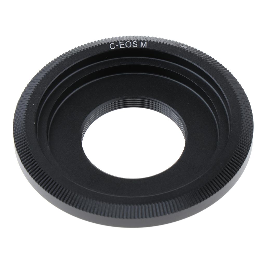 C Mount Chuyển Đổi Ống Kính Chuyển Đổi Nhẫn Cho Canon EOS M Camera Thân Lấy Nét Bằng Tay