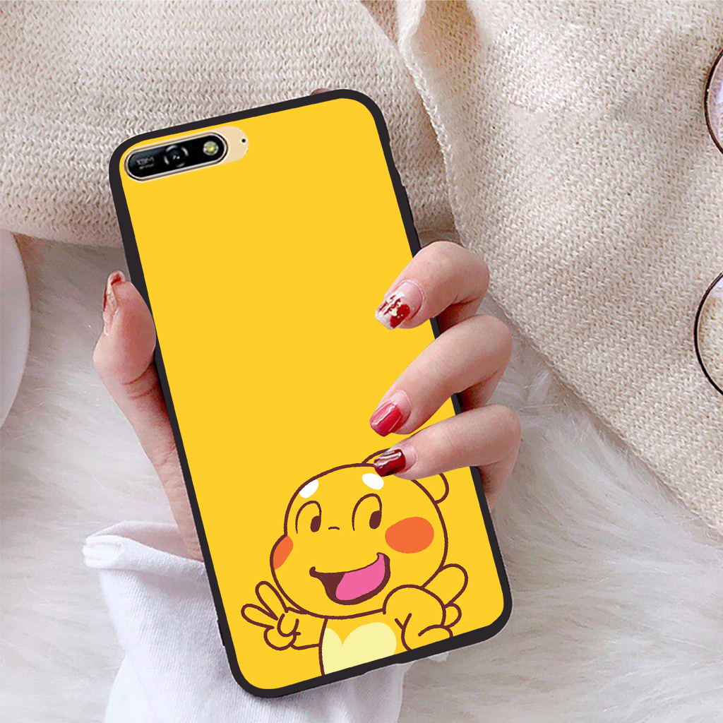 Ốp lưng dành cho Huawei Y6 2018 viền dẻo TPU Bộ Sưu Tập Khủng Long Lai Ong - Hàng chính hãng