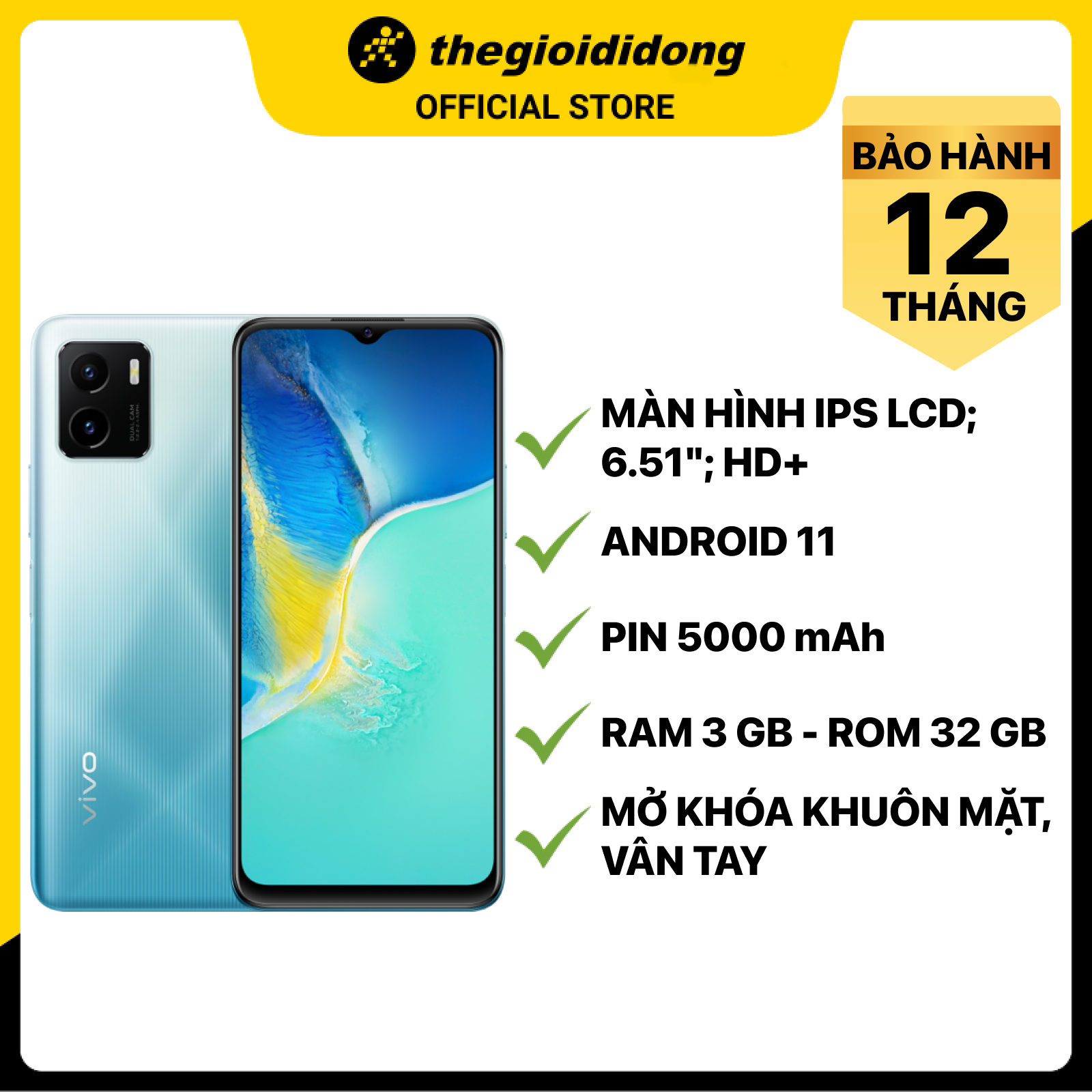 Điện thoại Vivo Y15s (3GB/32GB) - Hàng chính hãng