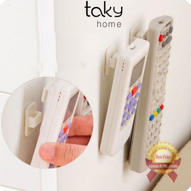VỈ Móc Gài Dán Tường Treo Điều Khiển Điều Hòa, Móc Gài Dán Tường Đa Năng, Móc Treo Đa Năng, Tiện Dụng. Kingler 4080