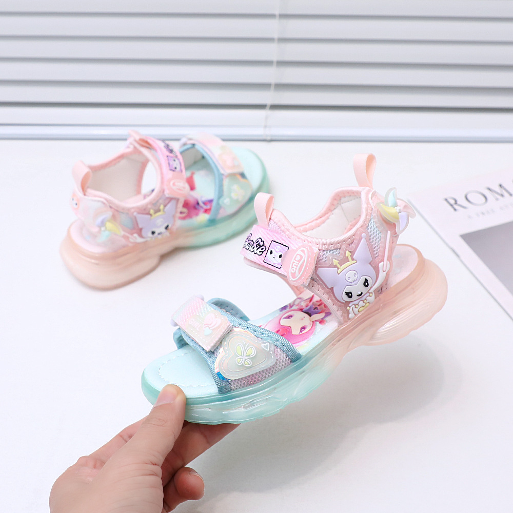 Giày Sandal quai hậu KUROMI cho bé, giày thể thao siêu nhẹ, êm nhẹ chống trơn trượt – GSD9164