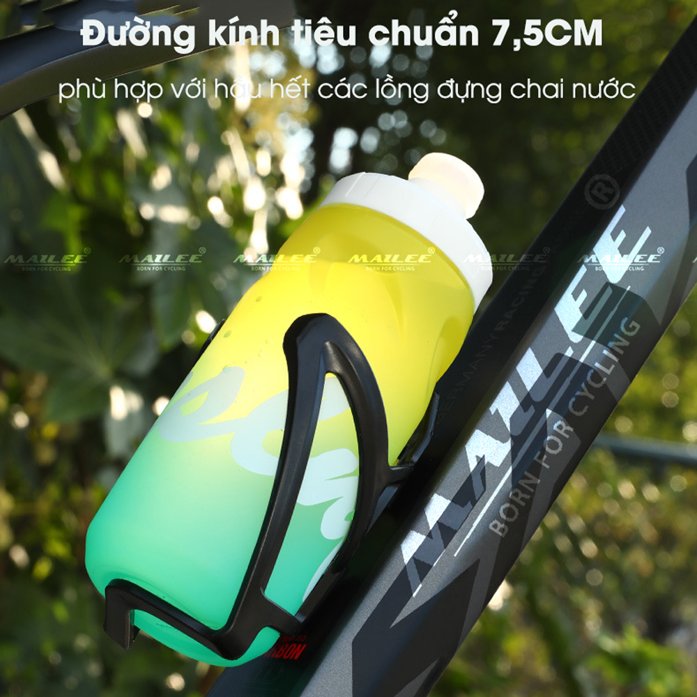Bình Nước Xe Đạp YLB-28, Dung Tích 620ml, Chất Liệu Nhựa PP5 an toàn, Tiện Lợi Cho Thể Thao Ngoài Trời và Tập Luyện - Mai Lee