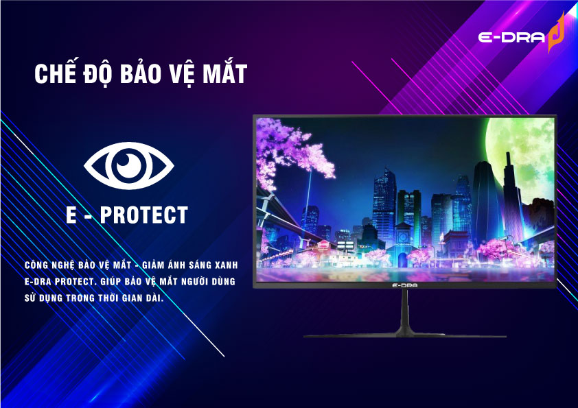Màn Hình Gaming E-dra EGM22F75 (21.5&quot;/FHD/IPS/75Hz/5ms) - Hàng chính hãng