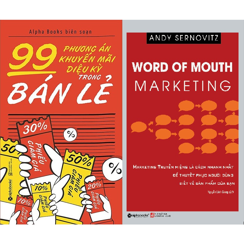 Combo Sách - Marketing Truyền Miệng + 99 Phương Án Khuyến Mãi Diệu Kỳ Trong Bán Lẻ
