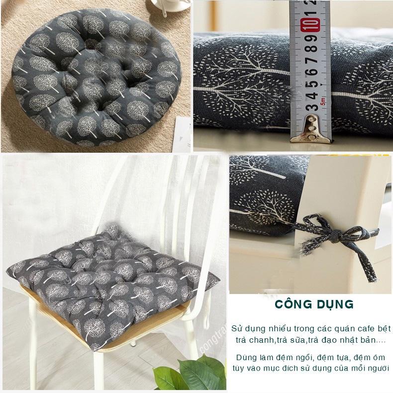 Nệm Ngồi Bệt, Đệm Ghế Văn Phòng, Ghế Café Trang Trí - Padded Seat Cushion