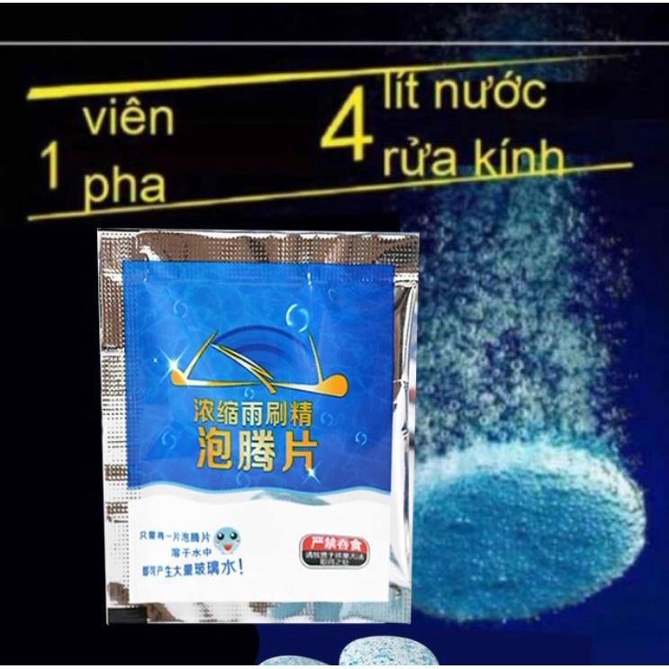 Viên sủi nước rửa kính xe hơi, ô tô cao cấp