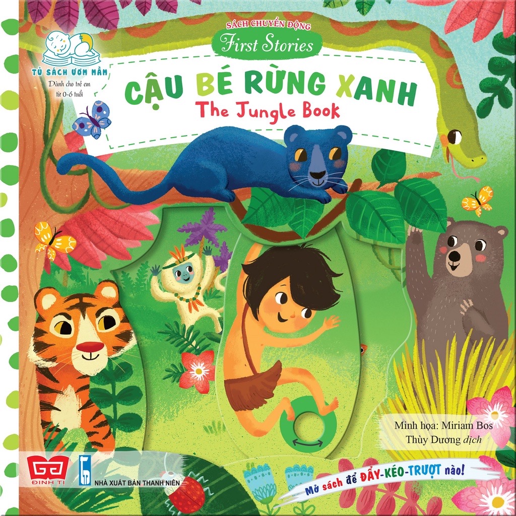 Sách Tương Tác Chuyển Động First Stories Cho Bé 0 - 6 Tuổi (Nhiều Chủ Đề) - Đinh Tị - Mộc Nhiên