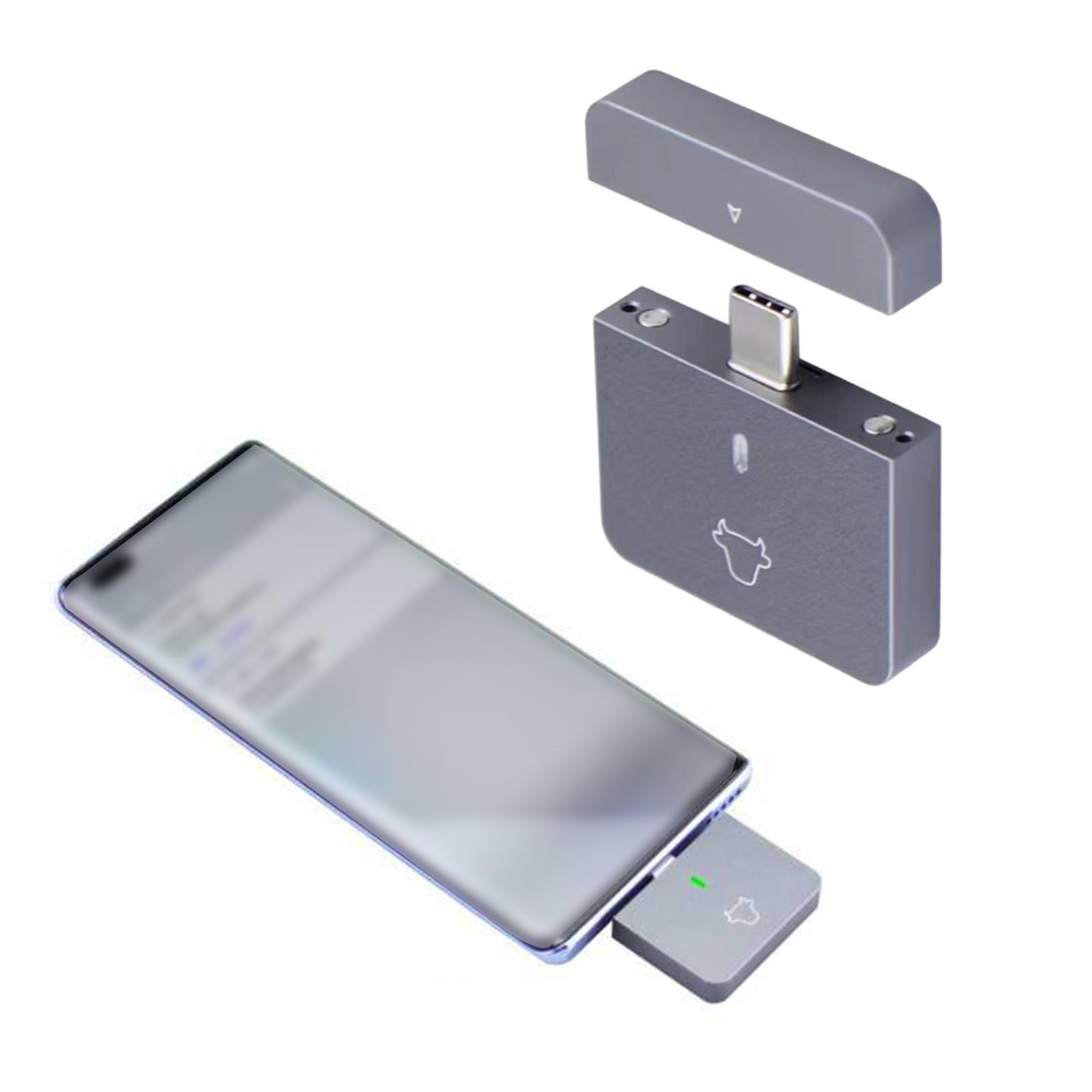 M.2  Enclosure Aluminum Alloy Case Hard Enclosure Lightweight Direct Replaces 10 G Equipment Expansion Card External Case Box for Linux