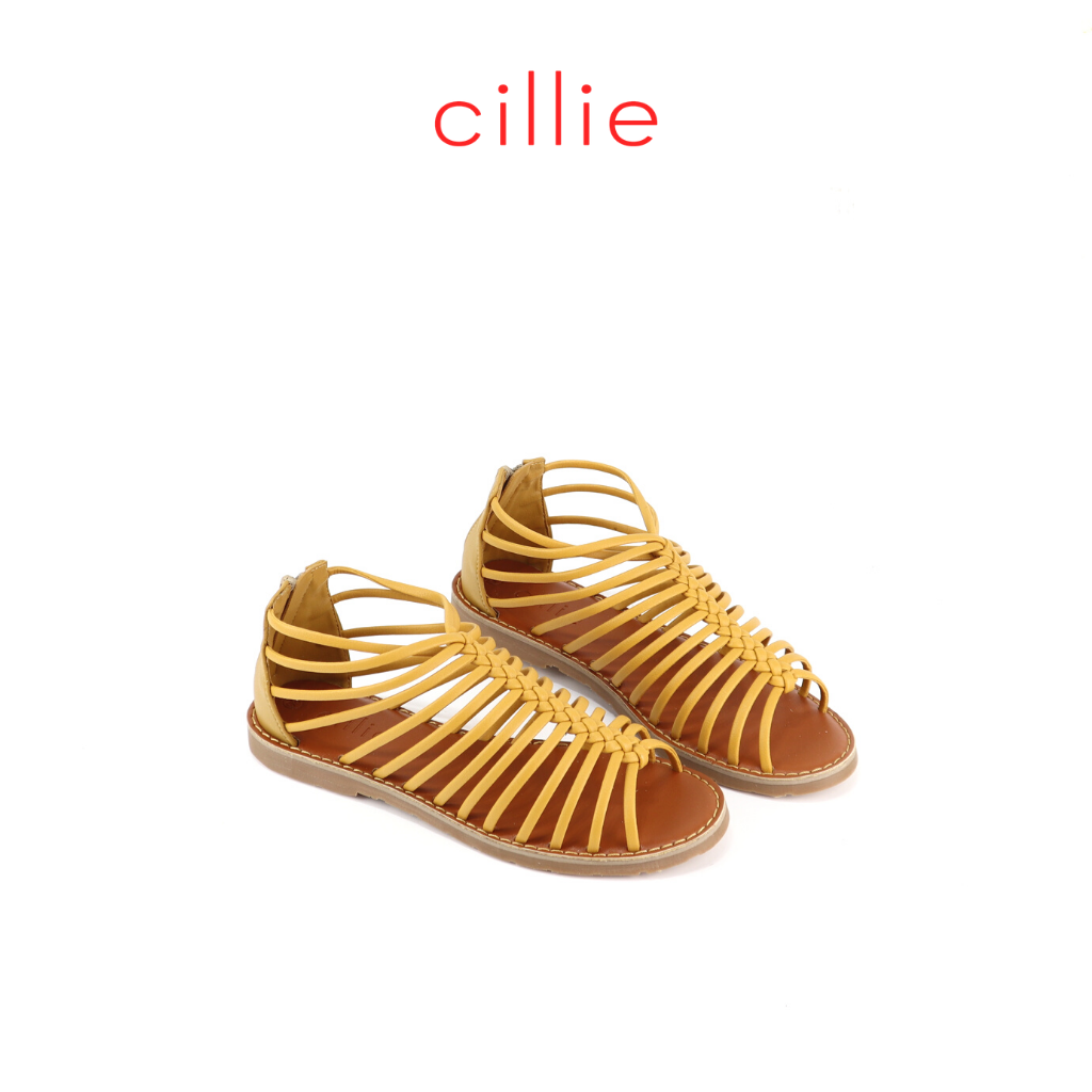 Giày sandal Cillie nữ đế bệt khóa hậu 1063