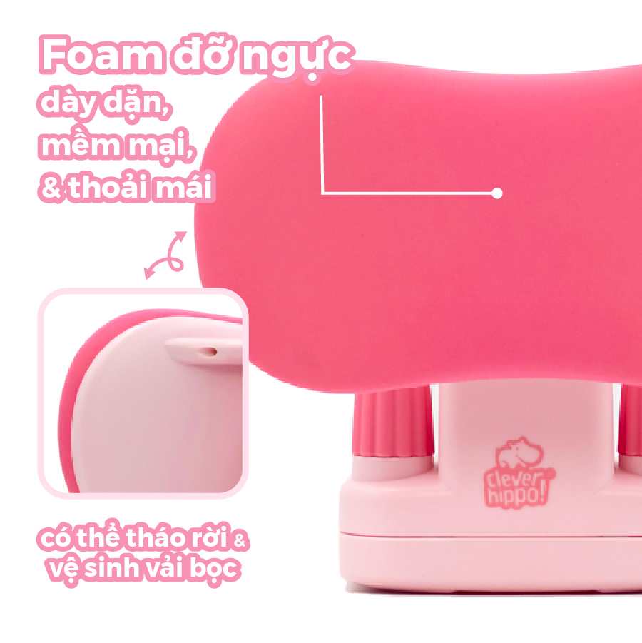 Giá Đỡ Điều Chỉnh Tư Thế Ngồi Pro-Posture Hồng CLEVERHIPPO PP2401/PINK