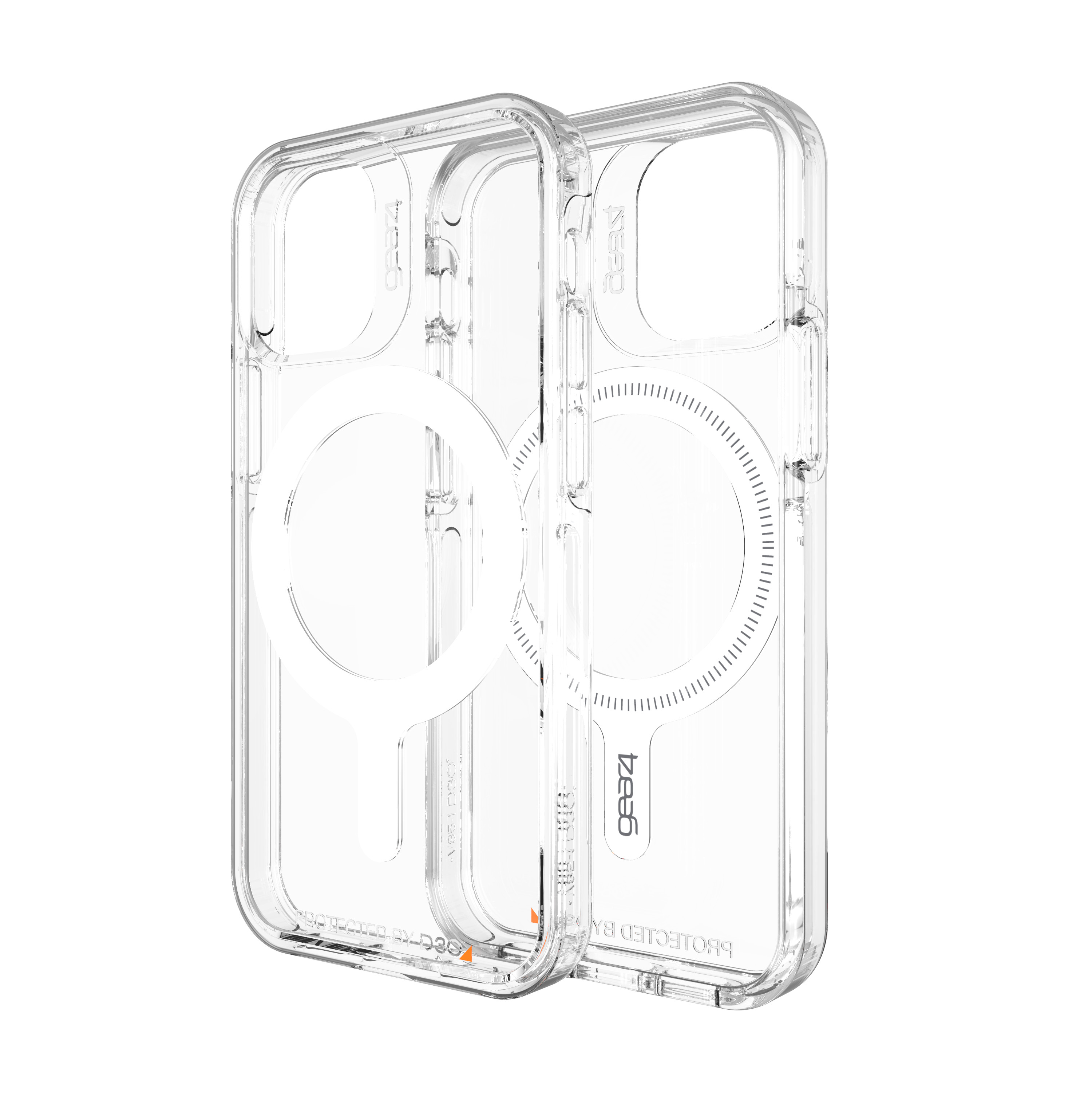 Ốp lưng chống sốc Gear4 D3O Crystal Palace Snap 4m hỗ trợ sạc Magsafe cho iPhone - Hàng Chính Hãng