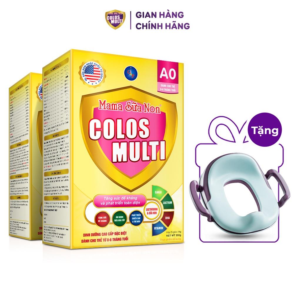 Combo 2 hộp sữa bột cho bé Colosmulti 350g - 450g [Quà Tặng bệ ngồi vệ sinh]