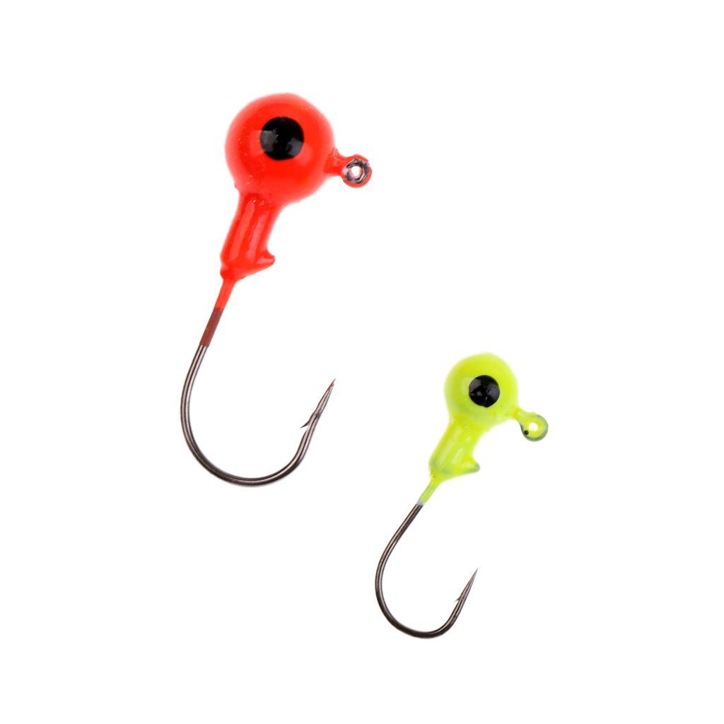 316pcs Soft Fishing Lure Bait & Jig Head Hook Set for Saltwater/Freshwater