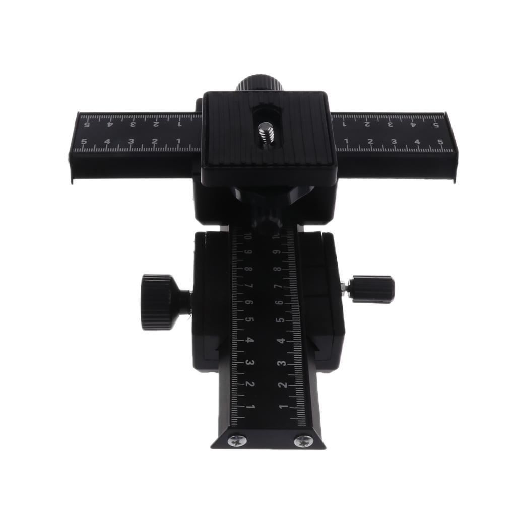4-Way Macro Focusing Focus Rail Slider Slide for Pentax Olympus DSLR DV