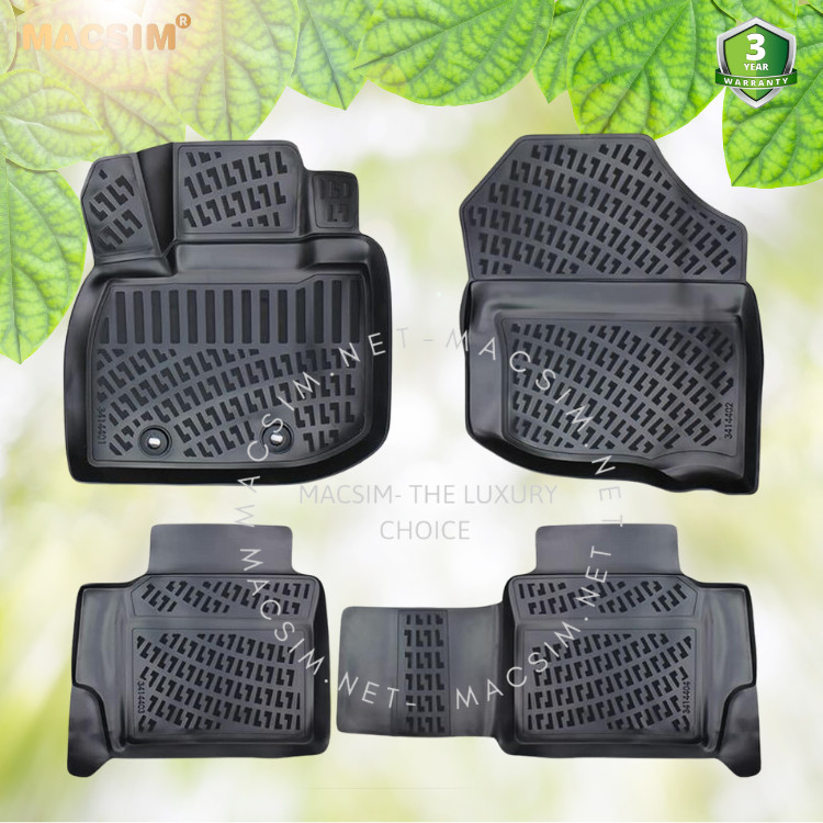 Thảm lót sàn ô tô nhựa TPU Silicon Honda City 2009-2013 Nhãn hiệu Macsim