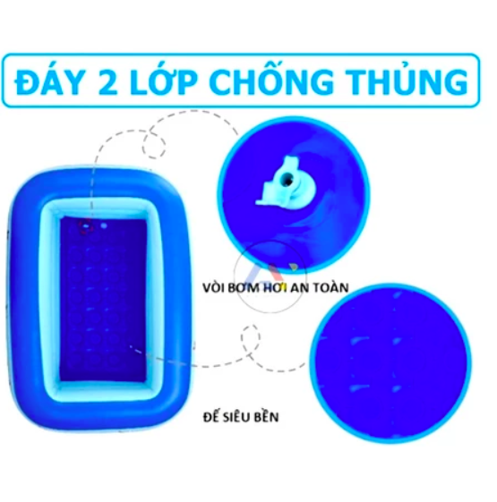 [ HÀNG XỊN ] BỂ BƠI PHAO TIÊU CHUẨN EN71 ,1m2 1m3 1m5 An toàn tuyệt đối