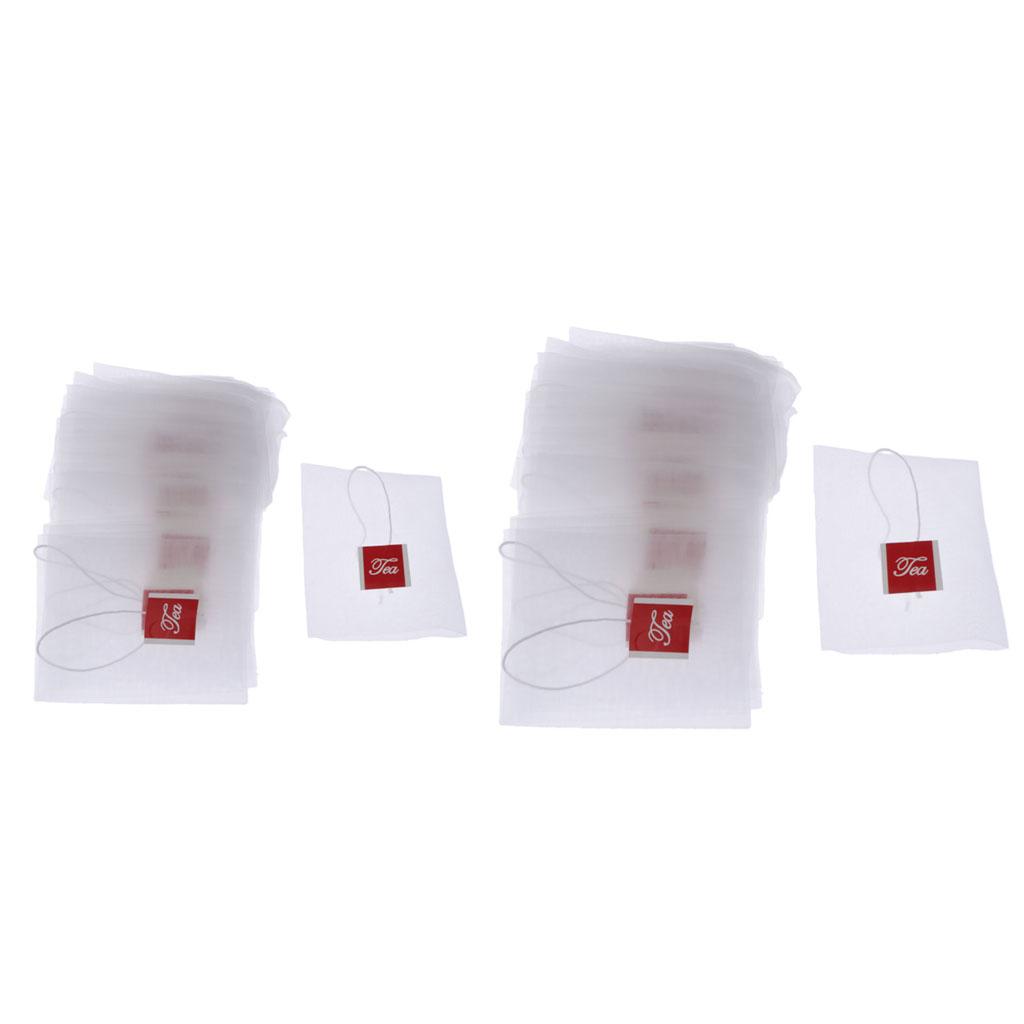 50 Cái Túi Lọc Trà Rỗng Chuỗi Túi Infuser Cho Trà Lỏng