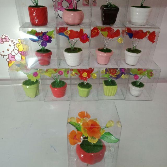 Hoa đá mini siêu đẹp, siêu đáng yêu, đẹp, hàng chuẩn handmade, hoa lung linh, hàng độc lạ, chất lượng