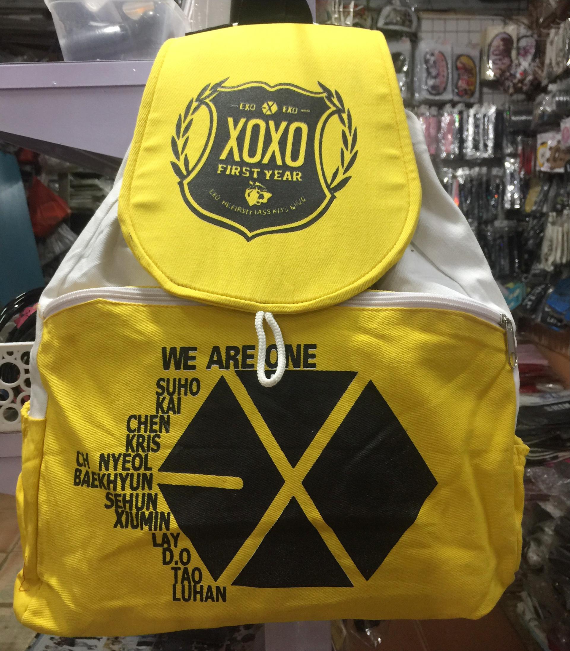 Balo thời trang chữ EXO mẫu ngẫu nhiên