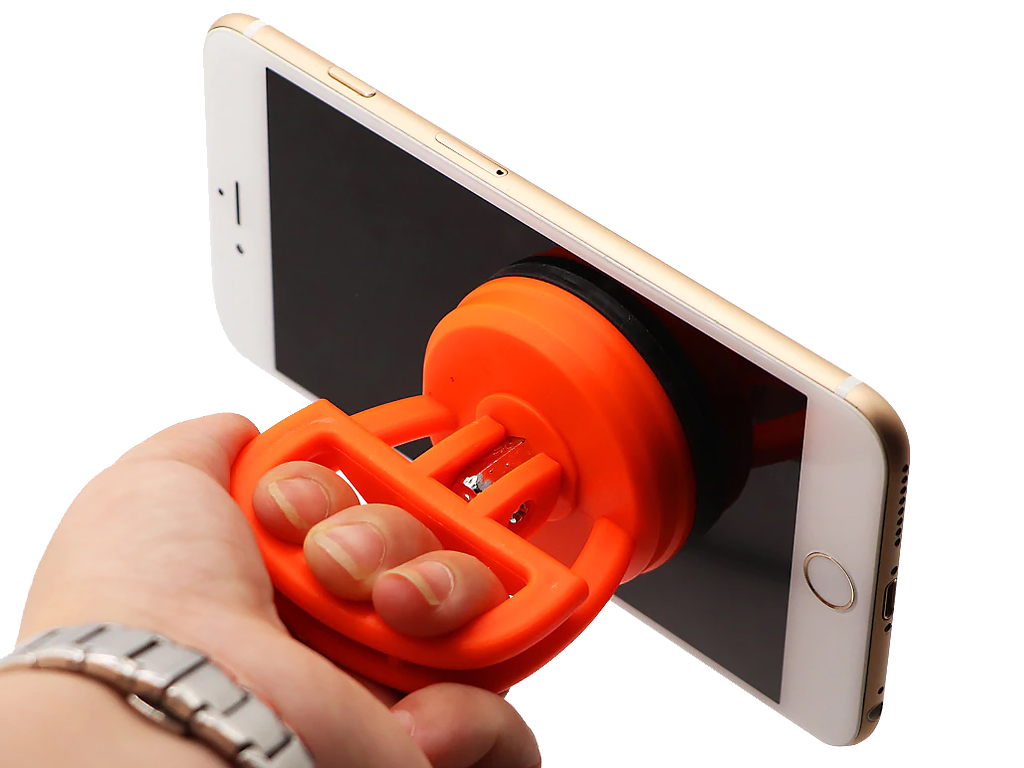 Tay hít mini phi 55mm màu cam