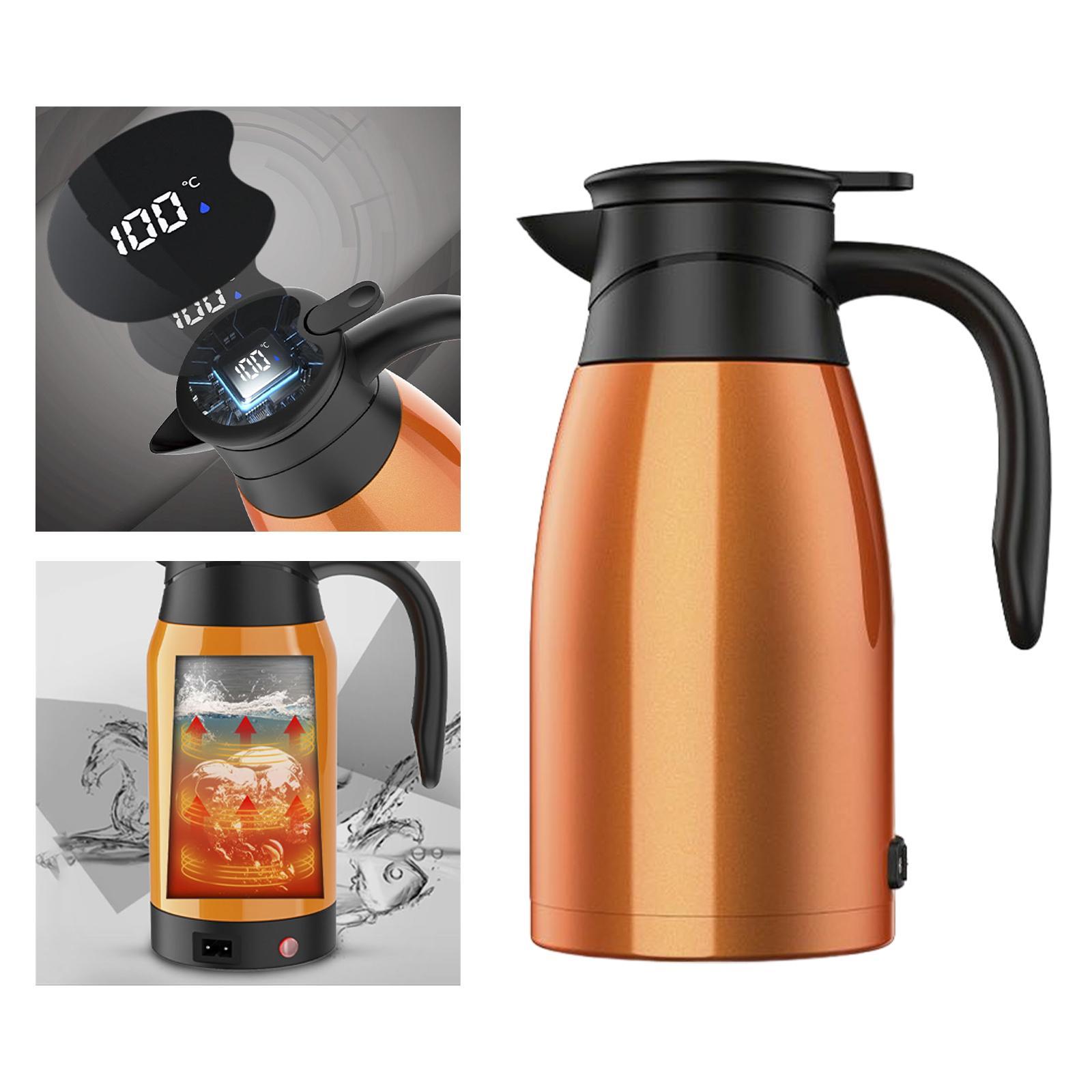 Electric 12V Car Kettle Boiler Insulated Heated Water Boiler for Coffee Camping