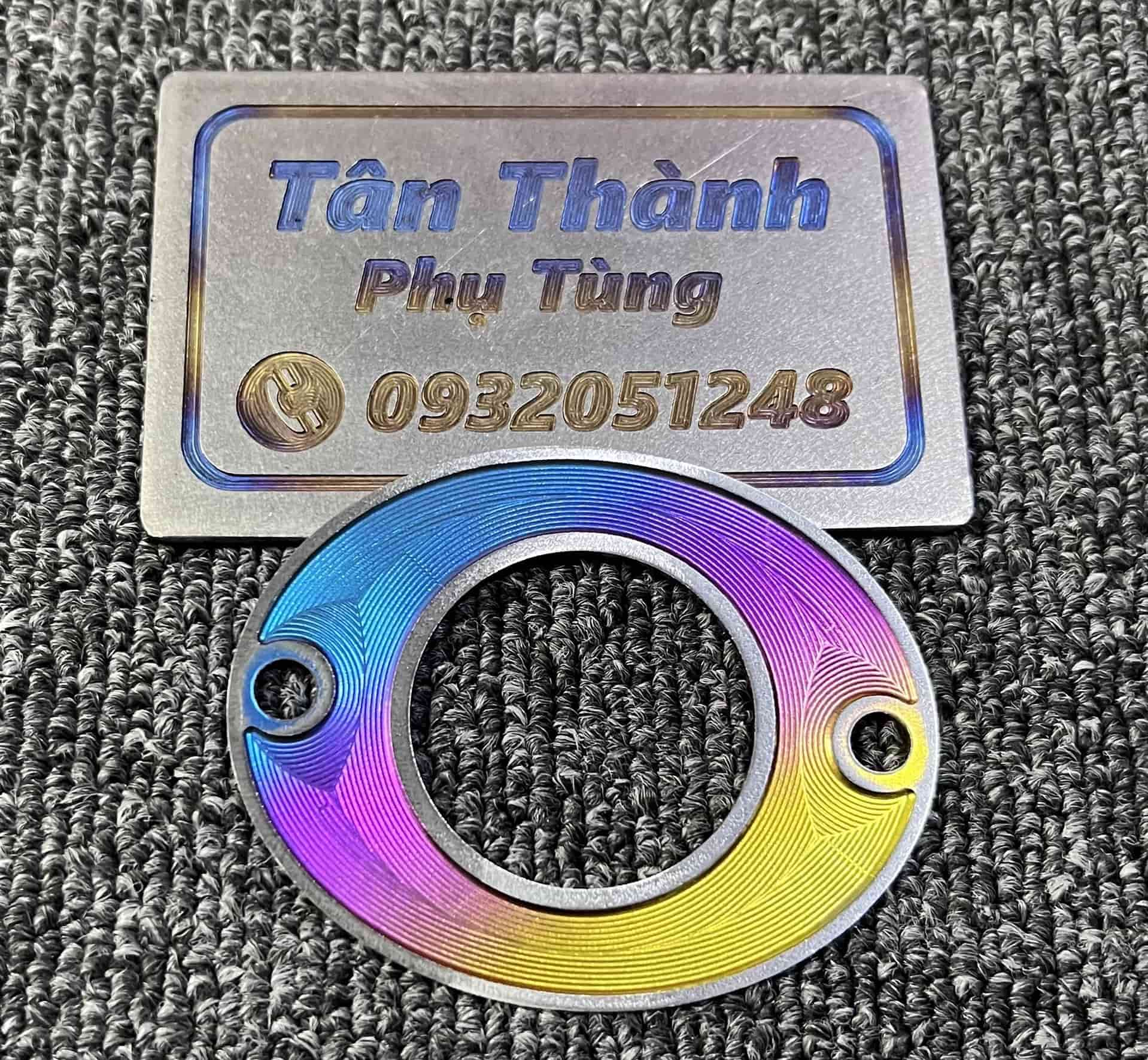 Tem Titan ốp đít pô 4Road - 7 màu dành cho các loại xe