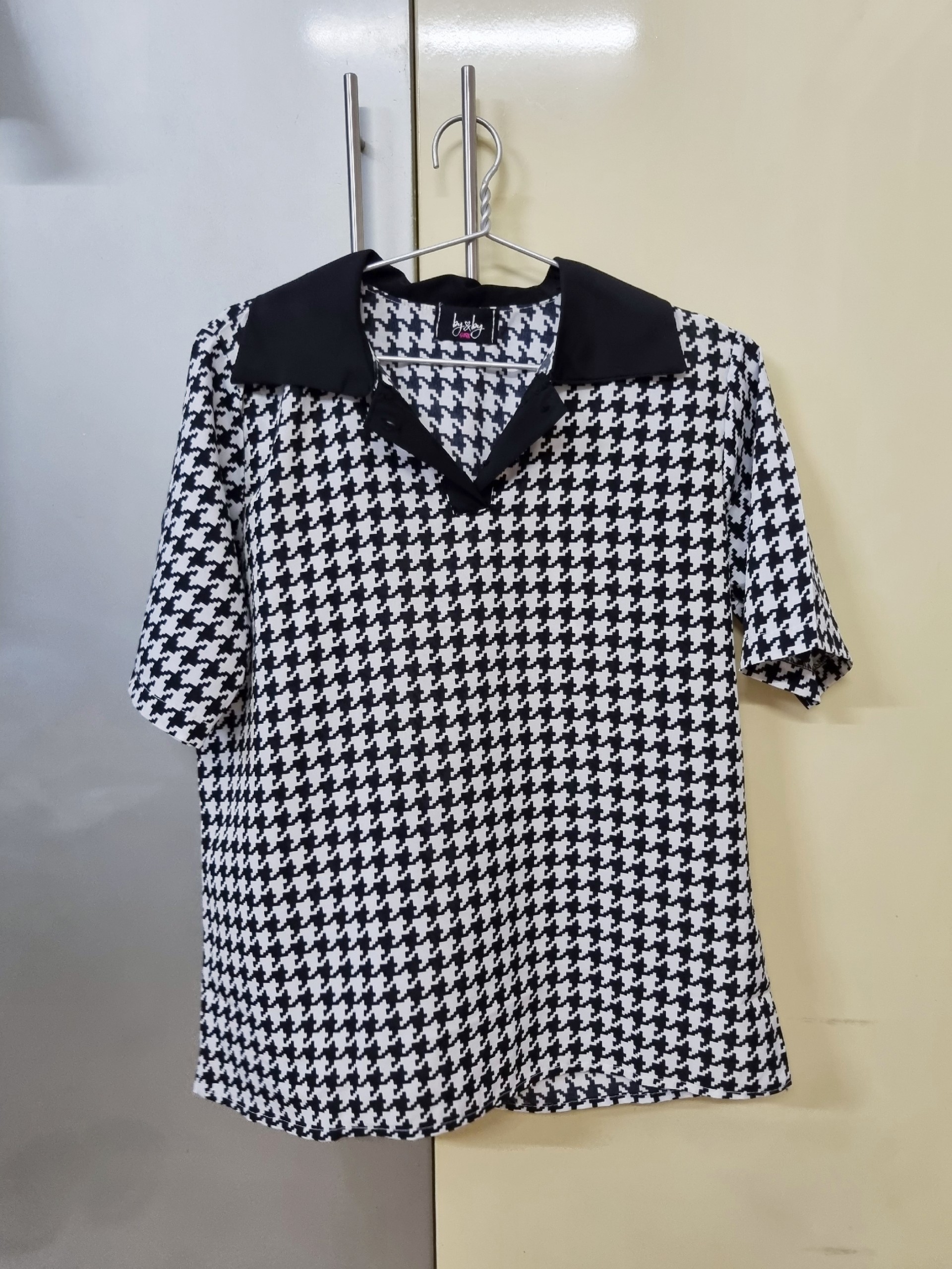 ÁO KIỂU CỔ SƠ MI NGẮN TAY