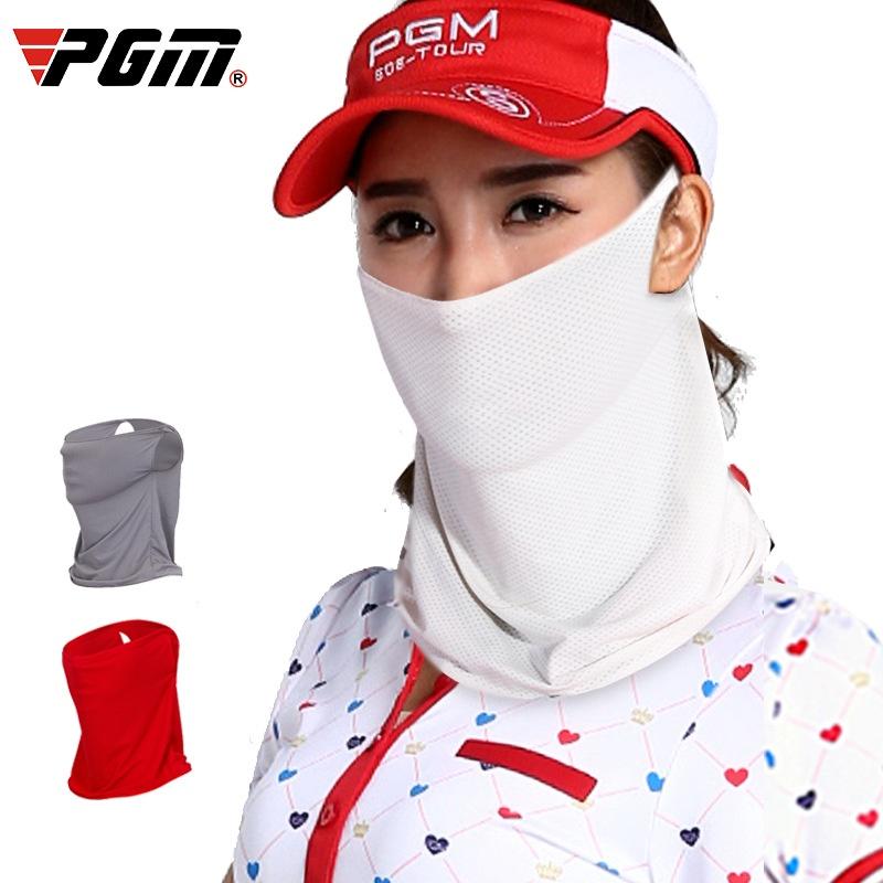 Khẩu trang golf nữ chống nắng tia UV PGM thời trang mềm mại thoáng khí thấm hút mồ hôi cực tốt KT003