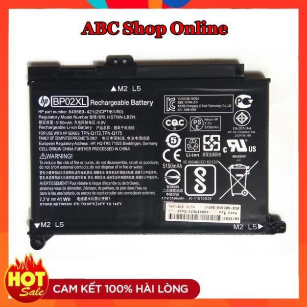 Pin Dùng Cho Laptop HP Pavilion BP02XL15-AU000 BU7B/LB7H 41WH
