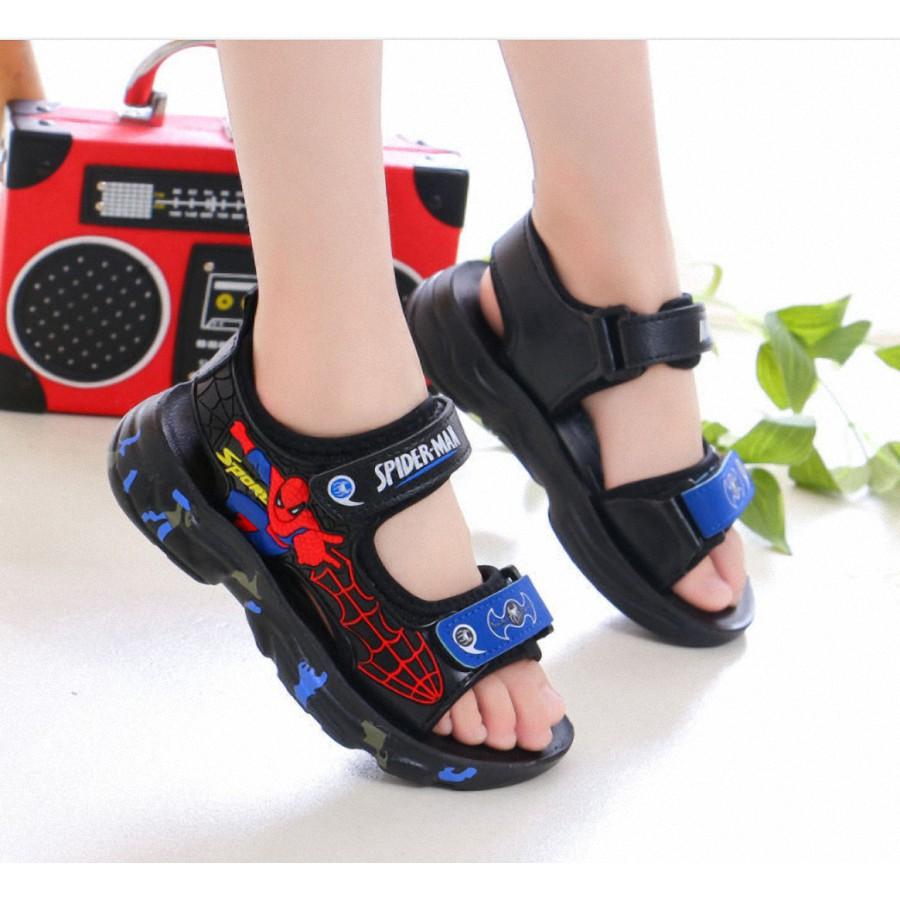 Sandal siêu nhân cho bé trai 3 - 12 tuổi năng động và phong cách QN103