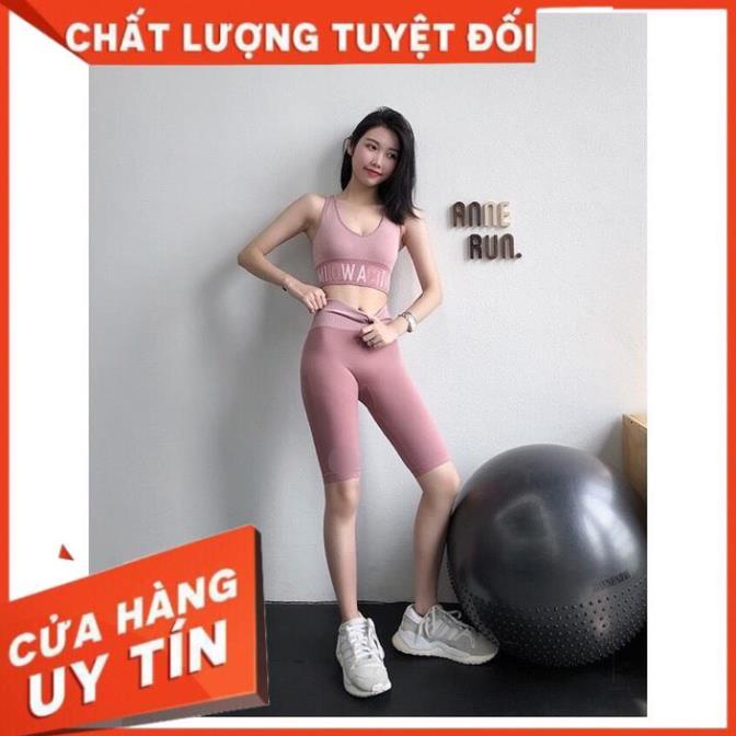 Quần tập ngố cao cấp Gym nữ cạp lưng cao, co giãn 4 chiều,dùng tập Yoga, Gym, Zumba, Aerobic Just KK