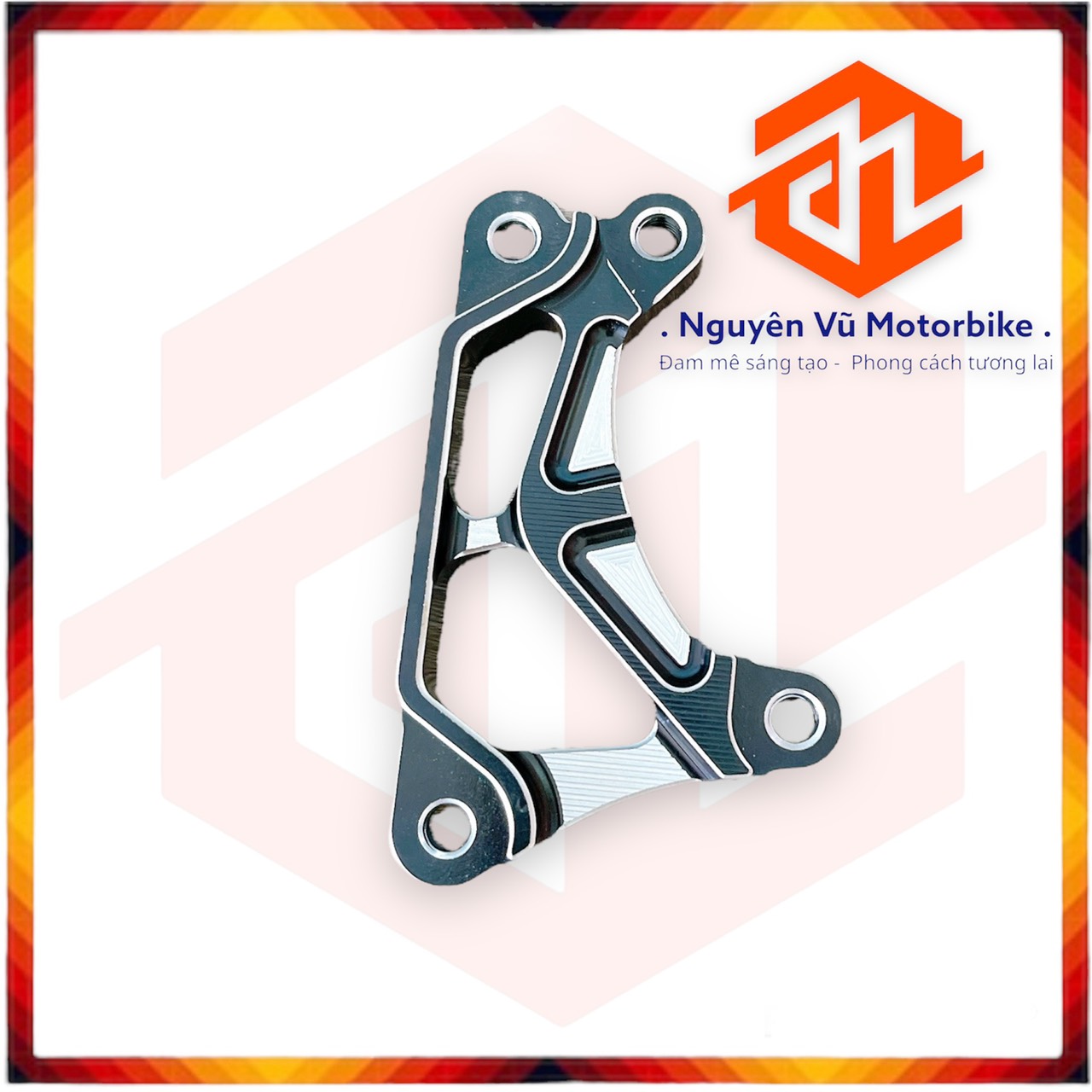 Pas bas trước Vario/Click/Vision đĩa 245mm xài heo 2 Piston đối xứng 2 line