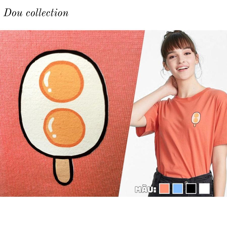 Áo Thun Nữ Unisex Tay Ngắn In Hình Icon Nhiều Màu - Unisex - Cotton - Mã AT012