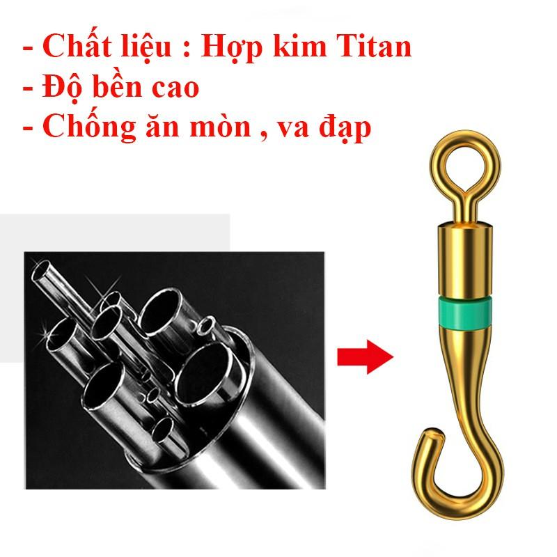 Vỉ 5 Khóa Link Số 9 , Mà Ní Buộc Trục Câu Đài Câu Đơn Chống Xoắn Cao Cấp PK-1