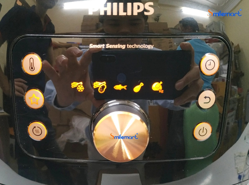 Nồi chiên không dầu 7.3L Philips HD9860/90