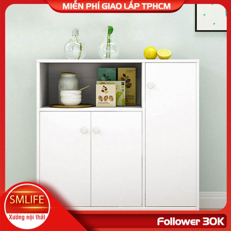 Tủ phòng ăn bằng gỗ phong cách sang trọng SMLIFE Danica